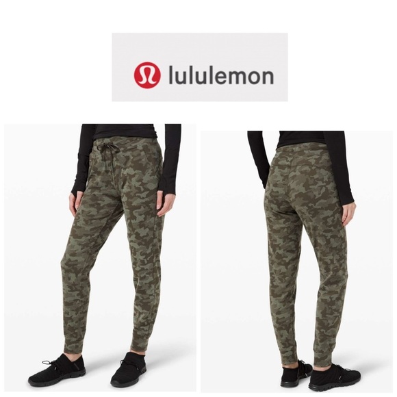 Lululemon Ready to Rulu Jogger 29” Heritage Camo Dark Olive Green Twill 2 - Picture 1 of 13